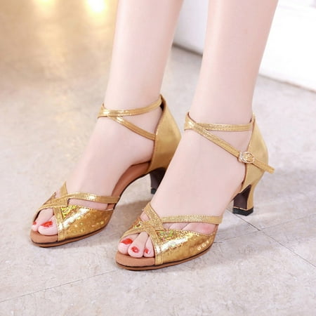 Medcursor Fashion Women s Dancing Shoes Breathable High Heels Outdoor Leisure Sandals