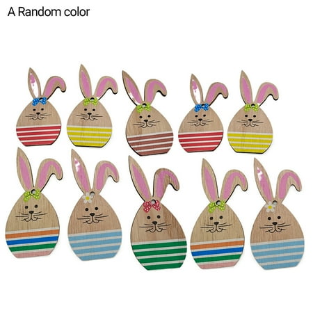 HengL 10Pcs Wooden Pendant Animal Design Exquisite Patterns Painting Bright Color Easter Rabbit DIY Crafts for Home
HengL 10Pcs Wooden Pendant Animal Design Exquisite Patterns Painting Bright Color Easter Rabbit DIY Crafts for Home