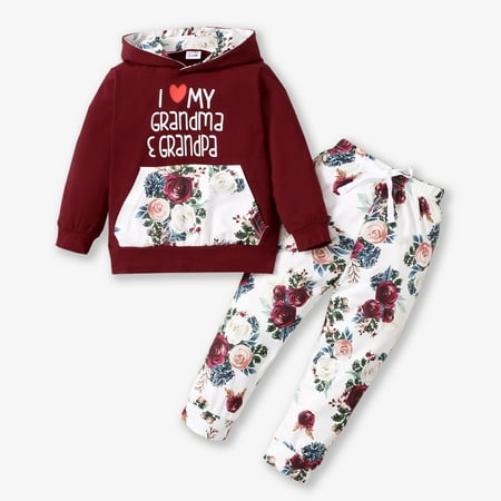 PatPat Toddler Girls Letter Floral Hoodie Outfit Set Long Sleeve Pullover Front Pocket Sweatshirt with Print Elastic Waist Sweatpants Trousers Fall Clothes Kids School Girls Casual Tracksuit 1-6T
PatPat Toddler Girls Letter Floral Hoodie Outfit Set Long Sleeve Pullover Front Pocket Sweatshirt with Print Elastic Waist Sweatpants Trousers Fall Clothes Kids School Girls Casual Tracksuit 1-6T