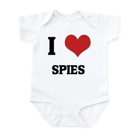 CafePress - I Love Spies Infant Creeper - Baby Light Bodysuit Size Newborn - 24 Months
CafePress - I Love Spies Infant Creeper - Baby Light Bodysuit Size Newborn - 24 Months