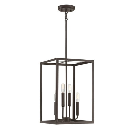 Trade Winds Cambridge 4-Light Pendant in Oil Rubbed Bronze