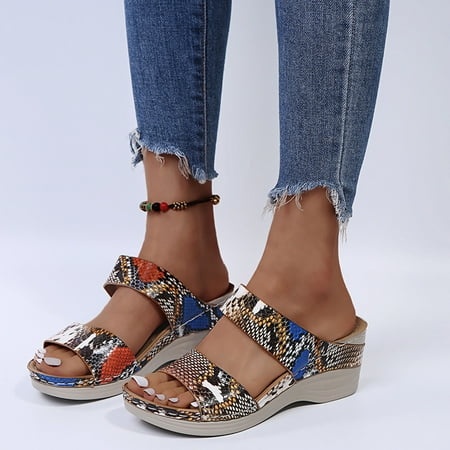 HIBRO Women Open Toe Breathable Beach Sandals Slip-On Casual Serpentine Wedges Shoes
HIBRO Women Open Toe Breathable Beach Sandals Slip-On Casual Serpentine Wedges Shoes