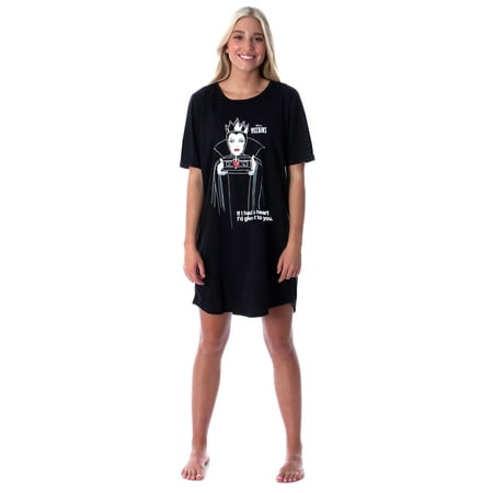 Disney Princess Women s Villains Evil Queen Nightgown Sleep Shirt Medium