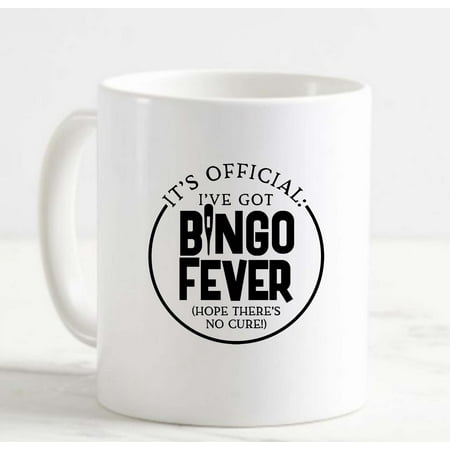 Coffee Mug Its Official IVe Got Bingo Fever Hope No Cure Thermometer Funny White Cup Funny Gifts for work office him her
Coffee Mug Its Official IVe Got Bingo Fever Hope No Cure Thermometer Funny White Cup Funny Gifts for work office him her