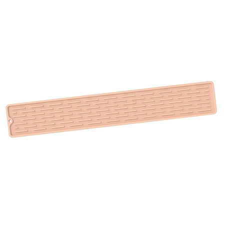 Tongina Drain Pad Utensil Drying Board Kitchen Mat Tray Waterproof Dish Drying Mat Dish and Utensil Draining Board for Countertop Pink
Tongina Drain Pad Utensil Drying Board Kitchen Mat Tray Waterproof Dish Drying Mat Dish and Utensil Draining Board for Countertop Pink