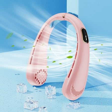 USB Portable Neck Hanging Fan Cold Fan Handheld Rechargeable Mute Sports Fan 5-Speed Adjutable Neckband Leafless Fan For Home Office Outdoors
USB Portable Neck Hanging Fan Cold Fan Handheld Rechargeable Mute Sports Fan 5-Speed Adjutable Neckband Leafless Fan For Home Office Outdoors