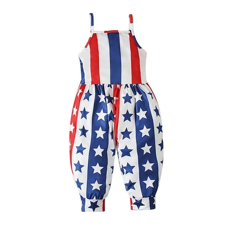 Sunisery 4th of July Baby Girl Clothes American Flag Jumpsuit Independence Day Spaggetti Strap Playsuit
Sunisery 4th of July Baby Girl Clothes American Flag Jumpsuit Independence Day Spaggetti Strap Playsuit