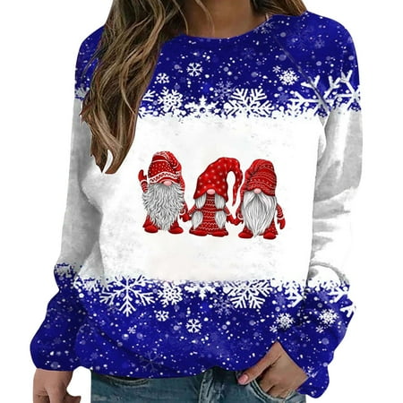 WUDATI Women s Christmas Snowman Snowflake Print Sweater Autumn Winter Loose Fit Long Sleeve Round Neck Pullover Festive Holiday Tops for Daily Wear Party Outfits
WUDATI Women s Christmas Snowman Snowflake Print Sweater Autumn Winter Loose Fit Long Sleeve Round Neck Pullover Festive Holiday Tops for Daily Wear Party Outfits