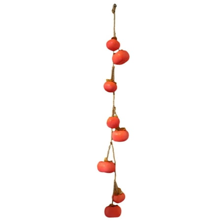 PRINxy 1Strings Artificial Persimmon Lifelike Artificial Fruit Fake Fruit Garland Fall Hanging Decoration For Thanksgiving Party Kitchen Decoration Red
PRINxy 1Strings Artificial Persimmon Lifelike Artificial Fruit Fake Fruit Garland Fall Hanging Decoration For Thanksgiving Party Kitchen Decoration Red