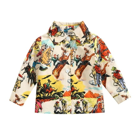 Baby Boy Shirts Toddler Boys Cartoon Floral Printed T Clothing Gentleman Tops Cute Clothes
Baby Boy Shirts Toddler Boys Cartoon Floral Printed T Clothing Gentleman Tops Cute Clothes