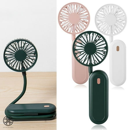 Luxtrada Mini Handheld Fan 360° Portable Baby Stroller Fan Rechargeable USB Desk Fan with Strong Wind Hanging Neck Fan USB Silent W/ Battery
Luxtrada Mini Handheld Fan 360° Portable Baby Stroller Fan Rechargeable USB Desk Fan with Strong Wind Hanging Neck Fan USB Silent W/ Battery