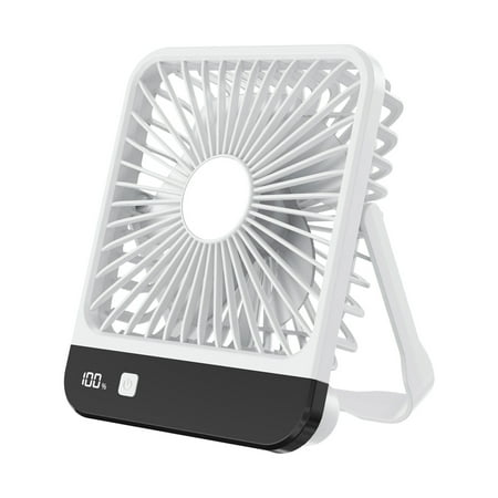 Kafsov Portable USB Rechargeable Fan Super Powerful Folding Desktop Electric Fan with Low Noise Multi-Scenario Use for Standing and Sleeping Higher Quality Craftsmanship Casting Non-Slip Pad White
Kafsov Portable USB Rechargeable Fan Super Powerful Folding Desktop Electric Fan with Low Noise Multi-Scenario Use for Standing and Sleeping Higher Quality Craftsmanship Casting Non-Slip Pad White