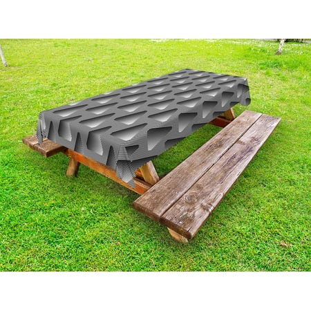 Abstract Outdoor Tablecloth Futuristic Geometric Dimension Triangles with Striped Modern Minimalist Graphic Decorative Washable Fabric Picnic Tablecloth 58 X 104 Inches Black White by Ambesonne
Abstract Outdoor Tablecloth Futuristic Geometric Dimension Triangles with Striped Modern Minimalist Graphic Decorative Washable Fabric Picnic Tablecloth 58 X 104 Inches Black White by Ambesonne