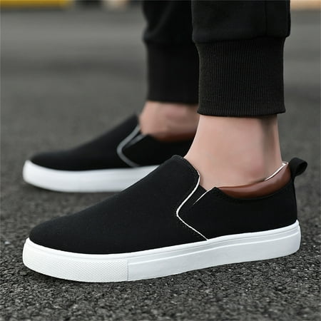 Cathalem Mens Fashion Solid Color Canvas Flat Bottom Comfortable Running Casual Shoes Casual Men Shoes Leather Black 11
Cathalem Mens Fashion Solid Color Canvas Flat Bottom Comfortable Running Casual Shoes Casual Men Shoes Leather Black 11