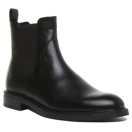 Vagabond Amina Women s Low Heel Leather Chelsea Boots In Black Size 7