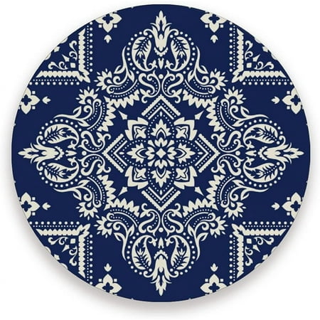 Hidove Medallion Paisley Navy Blue Coasters Absorbent Drink Coaster Ceramic Stone Coaster with Cork Base Desktop Protection Mat for Home Decor 4PCS
Hidove Medallion Paisley Navy Blue Coasters Absorbent Drink Coaster Ceramic Stone Coaster with Cork Base Desktop Protection Mat for Home Decor 4PCS