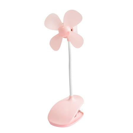 Portable USB Clip-on Fan Rechargeable Desk Fan for Car Bed Baby Stroller Table (Pink)
Portable USB Clip-on Fan Rechargeable Desk Fan for Car Bed Baby Stroller Table (Pink)