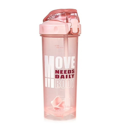 TOPOINT Water Bottle with Straw 800ML Fitness Kettle with Flip-Flop Lid and Blending Ball Outdoor Travel Exercise Pink
TOPOINT Water Bottle with Straw 800ML Fitness Kettle with Flip-Flop Lid and Blending Ball Outdoor Travel Exercise Pink
