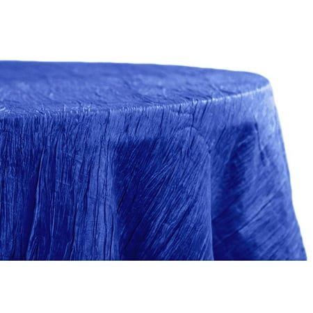 1 Pc Accordion Crinkle Taffeta 132 Round Tablecloth - Royal Blue For Wedding Or Special Event Decor
1 Pc Accordion Crinkle Taffeta 132 Round Tablecloth - Royal Blue For Wedding Or Special Event Decor