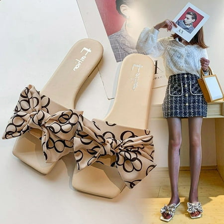 Aayomet Slippers for Women Indoor And Outdoor Flat Summer Women s And Bow Bottom Slippers Spring Women s slipper Beige 6.5
Aayomet Slippers for Women Indoor And Outdoor Flat Summer Women s And Bow Bottom Slippers Spring Women s slipper Beige 6.5