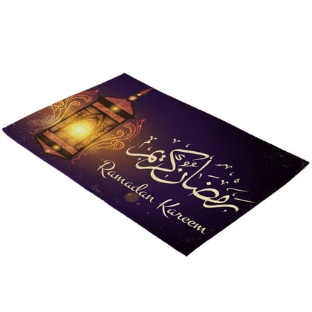 SEFUONI Eid Mubarak Placemat Moon Lamp Star Church Holiday Easy to Carry Gift for Party Bright Dining Table Decor Durable Linen
SEFUONI Eid Mubarak Placemat Moon Lamp Star Church Holiday Easy to Carry Gift for Party Bright Dining Table Decor Durable Linen