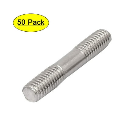 Uxcell M8x45mm 304 Stainless Steel Double End Thread Stud Teeth Rod Silver Tone (50-pack)
Uxcell M8x45mm 304 Stainless Steel Double End Thread Stud Teeth Rod Silver Tone (50-pack)