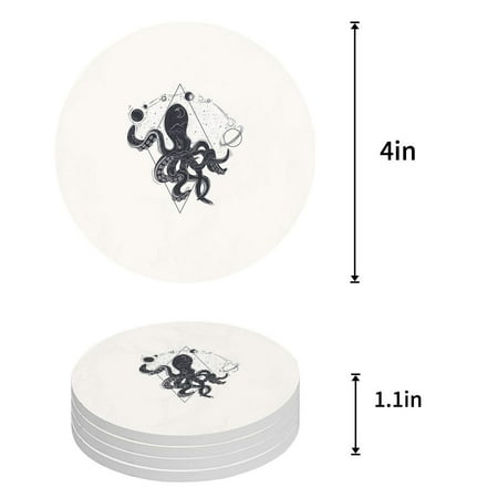 FMSHPON Happy Halloween Set of 8 Round Coaster for Drinks Absorbent Ceramic Stone Coasters Cup Mat with Cork Base for Home Kitchen Room Coffee Table Bar Decor
FMSHPON Happy Halloween Set of 8 Round Coaster for Drinks Absorbent Ceramic Stone Coasters Cup Mat with Cork Base for Home Kitchen Room Coffee Table Bar Decor