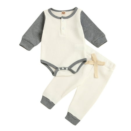 Jdefeg Baby and Blanket Baby Girls Boys Long Sleeve Splice Knitted Ribbed Romper Tops Pants 2Pcs Outfits Clothes Set Package Girls Cotton Beige 100
Jdefeg Baby and Blanket Baby Girls Boys Long Sleeve Splice Knitted Ribbed Romper Tops Pants 2Pcs Outfits Clothes Set Package Girls Cotton Beige 100