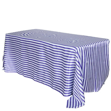 Efavormart 90x156 Stripe Wholesale SATIN Rectangle Banquet Table Cover Wedding Party Shinny Satin Tablecloth - White/Purple
Efavormart 90x156 Stripe Wholesale SATIN Rectangle Banquet Table Cover Wedding Party Shinny Satin Tablecloth - White/Purple
