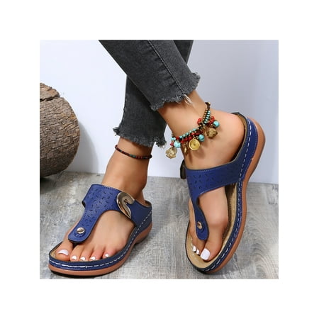 Harsuny Women’s Fashion Flip Flops T-Strap Thong Slip On Casual Dressy Summer Beach Wedge Slide Sandals
Harsuny Women’s Fashion Flip Flops T-Strap Thong Slip On Casual Dressy Summer Beach Wedge Slide Sandals