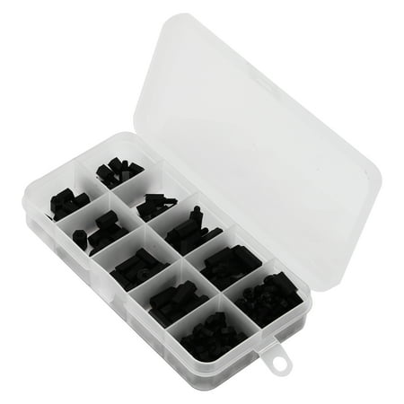 ACOUTO Screw Nut Kit Hex Double Pass Standoff 180Pcs Screw Nut Kit Black Nylon M3 Hex Single Double Pass Standoff Assortment Set Fasteners
ACOUTO Screw Nut Kit Hex Double Pass Standoff 180Pcs Screw Nut Kit Black Nylon M3 Hex Single Double Pass Standoff Assortment Set Fasteners