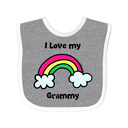 Inktastic I Love My Grammy Gift Baby Boy or Baby Girl Bib