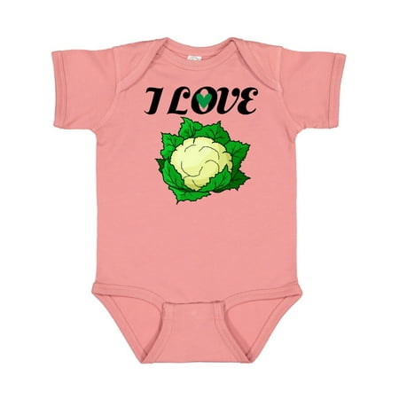 Inktastic I Love Cauliflower Gift Baby Boy or Baby Girl Bodysuit