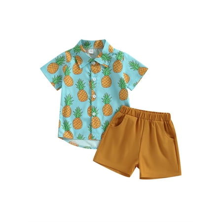 Bagilaanoe 2pcs Toddler Baby Boy Short Pants Set Short Sleeve Print Shirt Tops + Shorts 1T 2T 3T 4T 5T 6T Kids Casual Summer Hawii Outfits
Bagilaanoe 2pcs Toddler Baby Boy Short Pants Set Short Sleeve Print Shirt Tops + Shorts 1T 2T 3T 4T 5T 6T Kids Casual Summer Hawii Outfits