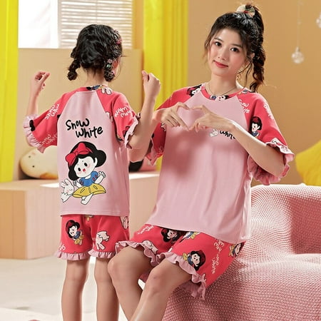 Kawaii Sanrio Hello Kitty Summer Child Thin Pajamas Set Cartoon Cute Anime Parent-Child Wear My Melody Loose Fitting Loungewear
Kawaii Sanrio Hello Kitty Summer Child Thin Pajamas Set Cartoon Cute Anime Parent-Child Wear My Melody Loose Fitting Loungewear