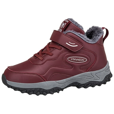 nsendm Female Shoes Adult Snow Boots Women Size 9 Boots Couple Style Fashionable Simple Thickened Warm Outdoor Casual Shoes Boots Womens Red 7.5
nsendm Female Shoes Adult Snow Boots Women Size 9 Boots Couple Style Fashionable Simple Thickened Warm Outdoor Casual Shoes Boots Womens Red 7.5