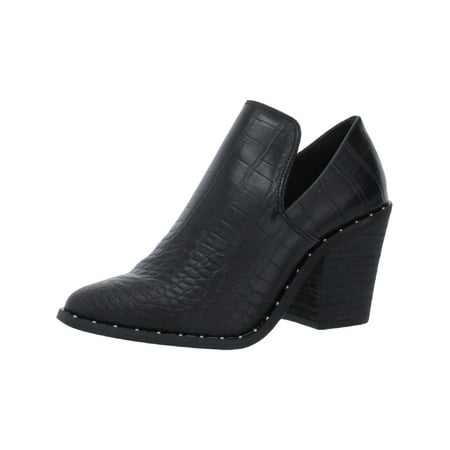 Very G Deavan Women s Faux Leather Snake Print V-Cut Ankle Booties