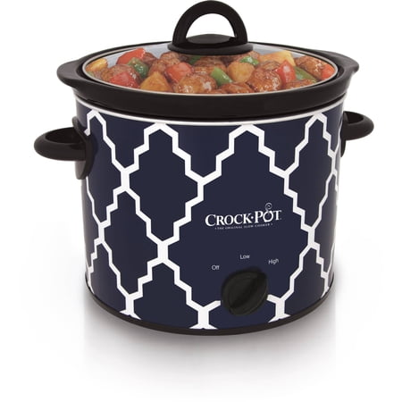 Crock-Pot 4-Quart Manual Slow Cooker, SCR400-BLT-WM1