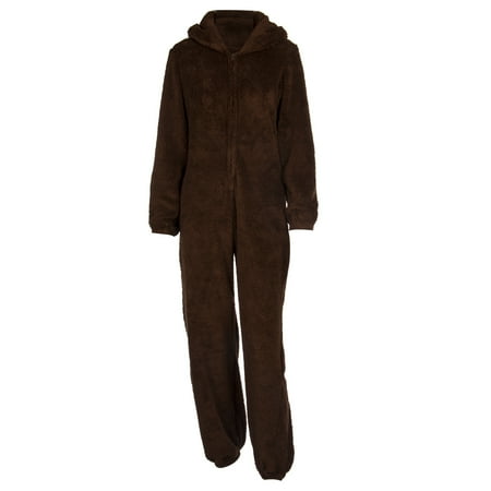 Fanvereka Women s Plush Warm Hood Onesie Pajama Christmas Flannel Hooded Pajamas