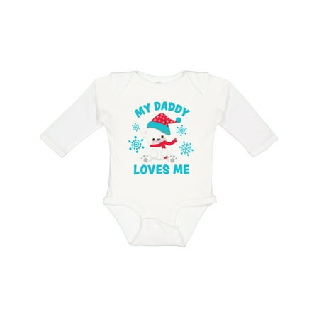 Inktastic Polar Bear My Daddy Loves Me in Santa Hat with Snowflakes Gift Baby Boy or Baby Girl Long Sleeve Bodysuit
Inktastic Polar Bear My Daddy Loves Me in Santa Hat with Snowflakes Gift Baby Boy or Baby Girl Long Sleeve Bodysuit