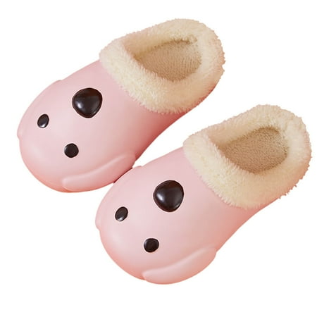 Cathalem Womens Slippers Rubber Sole Ladies Couple Cotton Mop Cute Cartoon Animal Slippers Plus Fuzzy Slippers for Women Indoor Pink 8
Cathalem Womens Slippers Rubber Sole Ladies Couple Cotton Mop Cute Cartoon Animal Slippers Plus Fuzzy Slippers for Women Indoor Pink 8