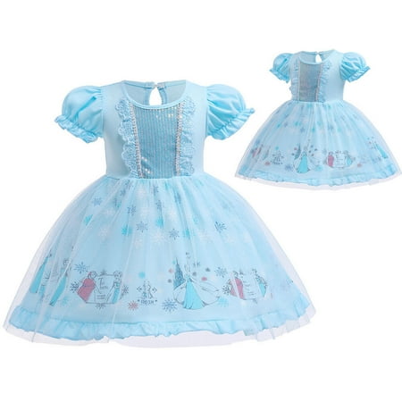 Rongking 12M-6T Little Girls Elsa/Cowgirl Dress Halloween Fancy Party Tulle Skirt
Rongking 12M-6T Little Girls Elsa/Cowgirl Dress Halloween Fancy Party Tulle Skirt