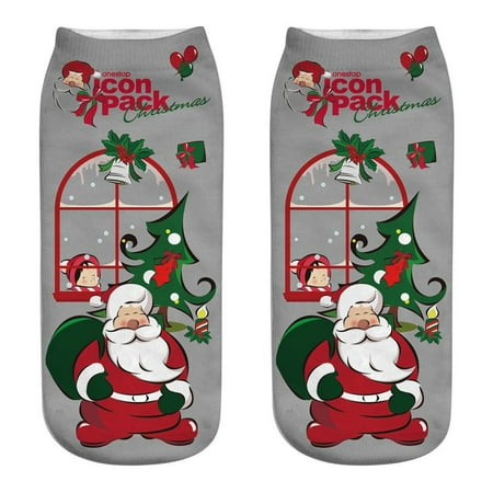 UoCefik Low Cut Crew Christmas Santa Elk Printing Socks for Women Warm Winter Socks
UoCefik Low Cut Crew Christmas Santa Elk Printing Socks for Women Warm Winter Socks