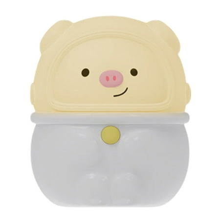 GoldHub 1 Set LED Light Creative Shape Adorable Appearance Non-Glaring Timing Function Brightness Adjustable Illumination Silicone Little Pig Panda Bedside Light with Charging Cable for Home
GoldHub 1 Set LED Light Creative Shape Adorable Appearance Non-Glaring Timing Function Brightness Adjustable Illumination Silicone Little Pig Panda Bedside Light with Charging Cable for Home