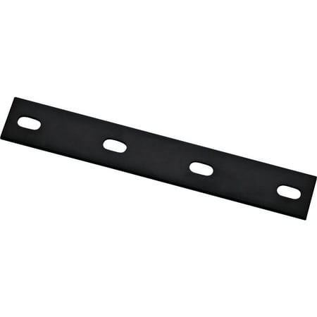 1PK National Catalog 1181BC 10 In. x 1-1/2 In. Black Heavy Duty Mending Plate