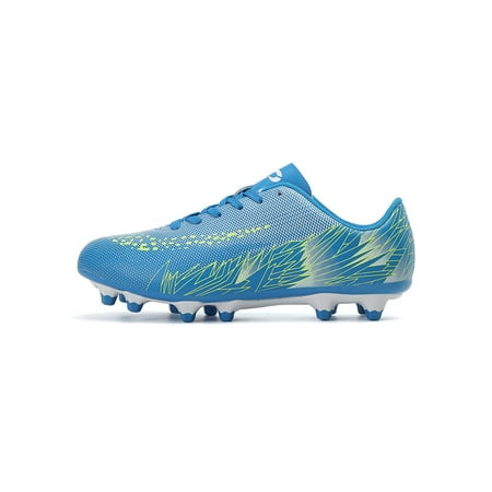 Fangasis Girls Boys Football Shoes Comfort Soccer Cleats Lace Up Sneakers Mens Womens Athletic Shoe Sports Breathable Training Blue Long Cleats 9
Fangasis Girls Boys Football Shoes Comfort Soccer Cleats Lace Up Sneakers Mens Womens Athletic Shoe Sports Breathable Training Blue Long Cleats 9