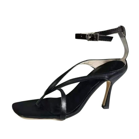 ZAROYEAX Fashion Women s High Heels Breathable Lace-up Shoes Casual Square Toe Sandals
ZAROYEAX Fashion Women s High Heels Breathable Lace-up Shoes Casual Square Toe Sandals