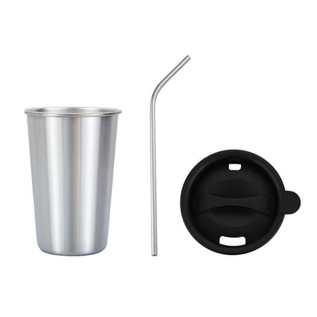 BESTONZON Simple Modern 500ml Classic Tumbler with Straw and Lid - Vacuum Insulated Tumbler 304 Stainless Steel Cup (Silver)
BESTONZON Simple Modern 500ml Classic Tumbler with Straw and Lid - Vacuum Insulated Tumbler 304 Stainless Steel Cup (Silver)