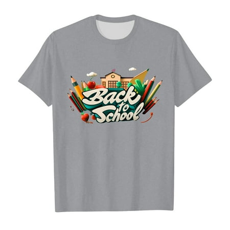 Girls Shirts School Season T Shirts Summer Kids Short Sleeve Back To School Printed Daily Casual Style Women s Under Top 6-7 Years
Girls Shirts School Season T Shirts Summer Kids Short Sleeve Back To School Printed Daily Casual Style Women s Under Top 6-7 Years