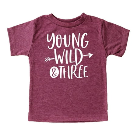 Young Wild and Three Boys 3rd Birthday Shirt for Boys Third Birthday Outfit Vintage Burgundy Shirt 3T
Young Wild and Three Boys 3rd Birthday Shirt for Boys Third Birthday Outfit Vintage Burgundy Shirt 3T